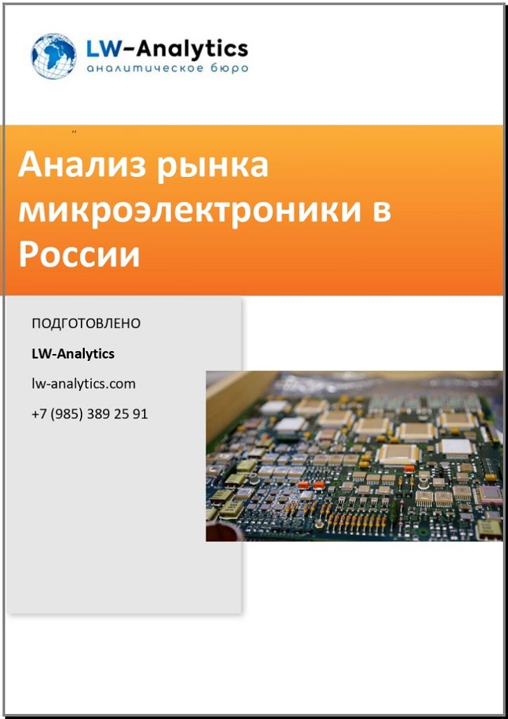 Обложка исследования "Анализ рынка микроэлектроники"