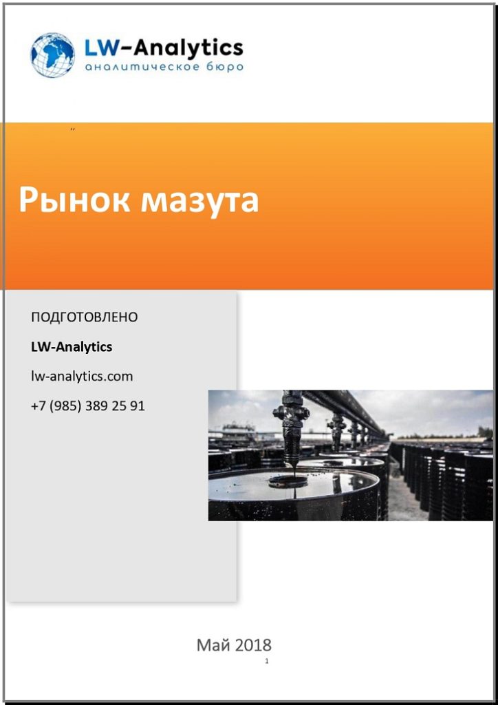 Обложка исследования "Рынок мазута"