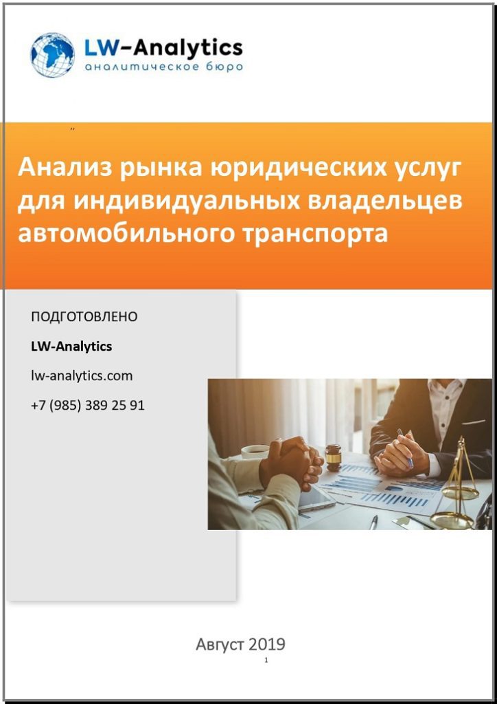 Обложка исследования "Анализ рынка юридических услуг"