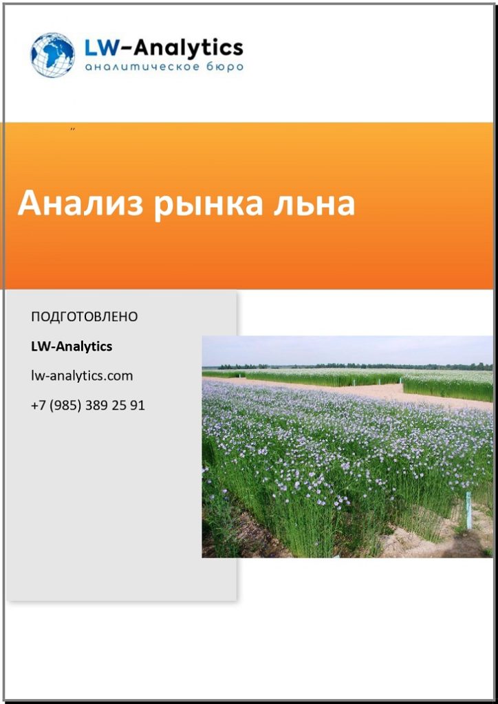 Обложка исследования "Анализ рынка льна"