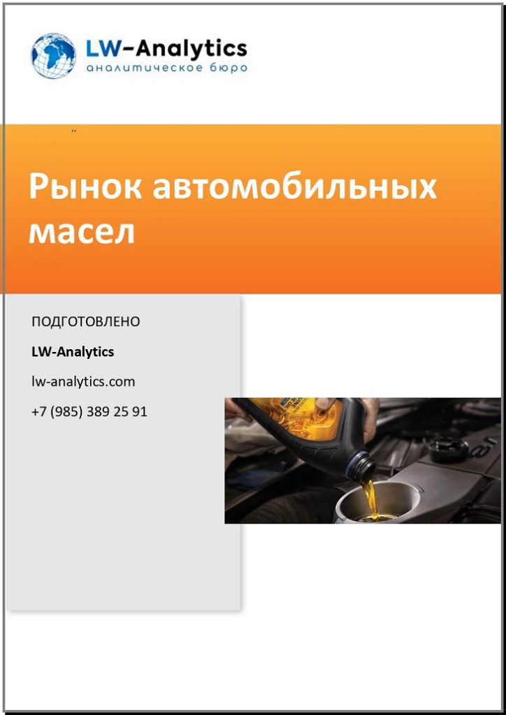 Обложка исследования "Рынок автомобильных масел"