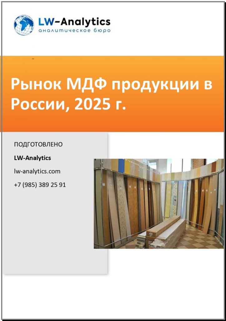 Обложка исследования "Рынок МДФ продукции"