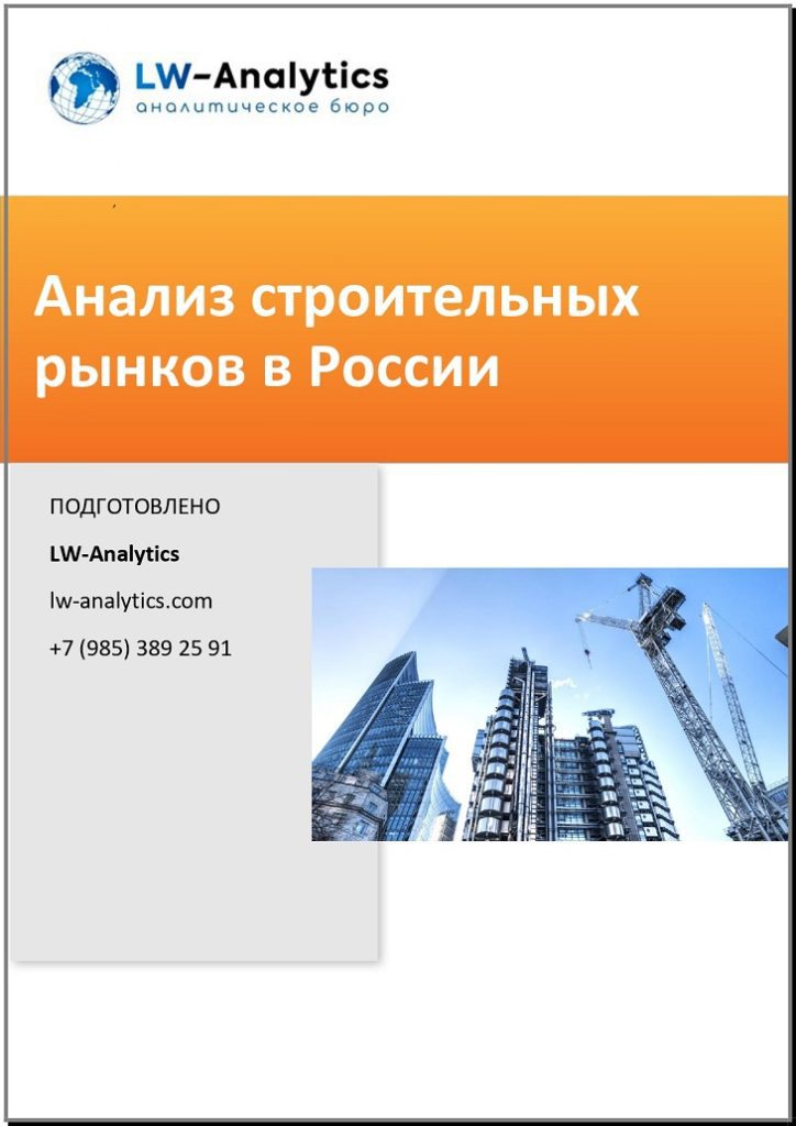 Обложка исследования "Анализ строительных рынков"