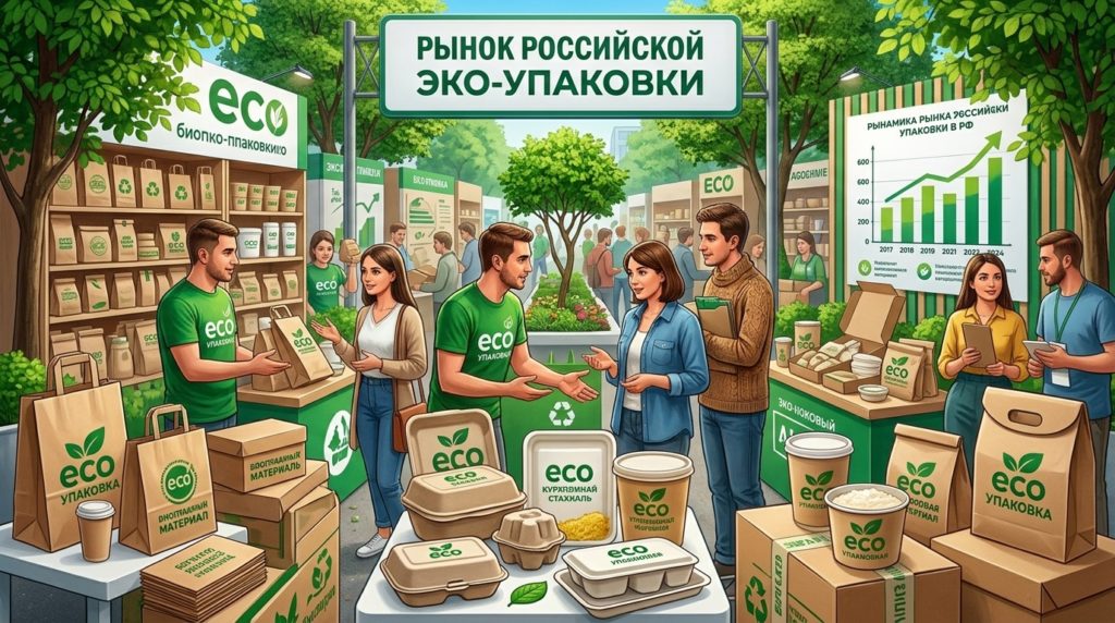 Анализ рынка эко-упаковки. Рисунок.