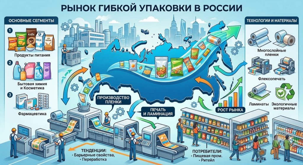 Анализ рынка гибкой упаковки. Рисунок.