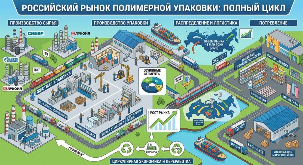 Рисунок. Анализ рынка полимерной упаковки. Исследование.